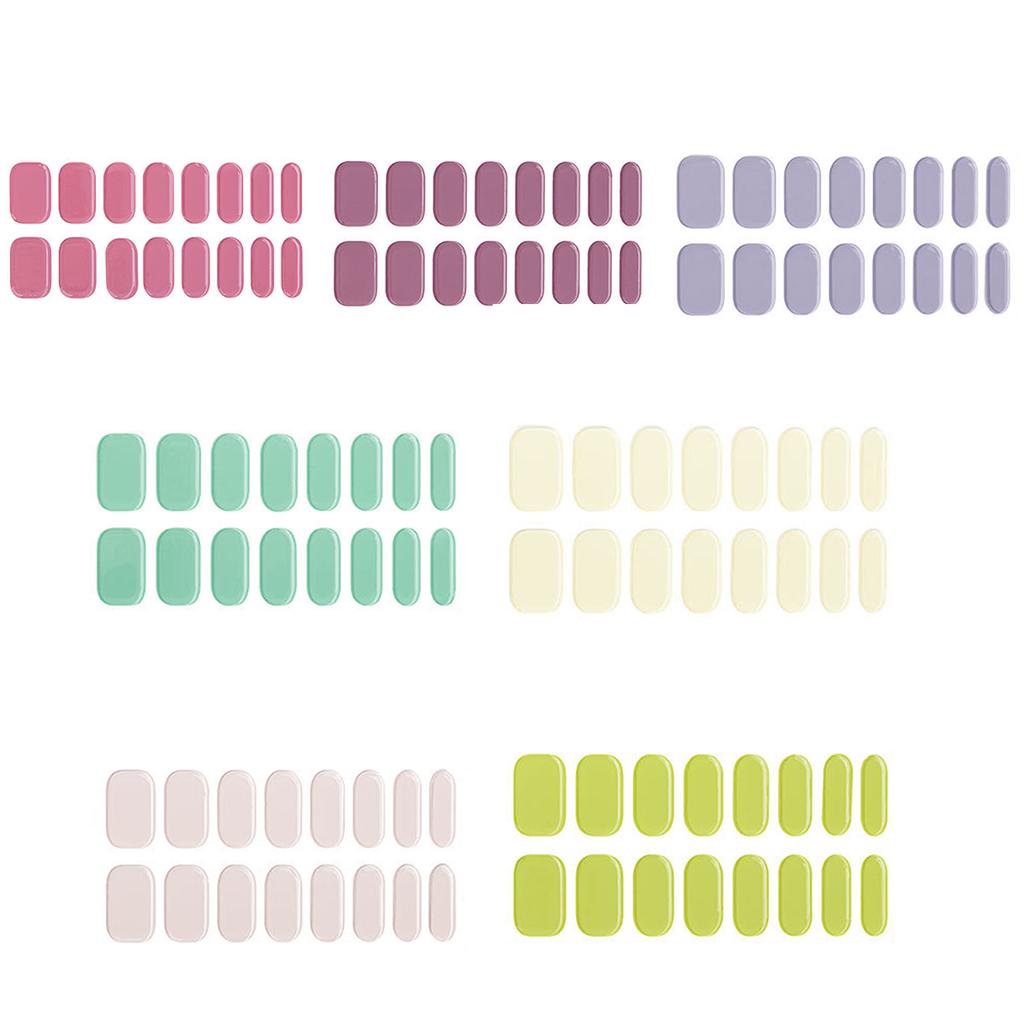 Semi Cured Gel Nail Strips Long Lasting Nail Polish Strips Salon Gel Nail Sticker Nail Art Wrap Decoration for Women