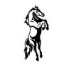 Reflektierender Autoaufkleber Personalisiertes Springendes Pferd Muster Universal Wasserdicht Fensteraufkleber Außen