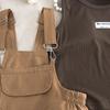 Girls' Round Neck Overalls Short Sleeved Set Infants Young Children Summer Thin Design