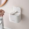 Automatic Pops Up Lift No-Drill Cotton Swab And Makeup Cotton Dispenser Hair Accessories And Hair Tie Desktop Storage Box