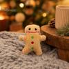 Scratch Resistant Cat Toy Christmas Catnip Plush Toys, Reindeer Gingerbread Santa Stuffed Animal, Interactive Holiday for Kittens, Pet Gift