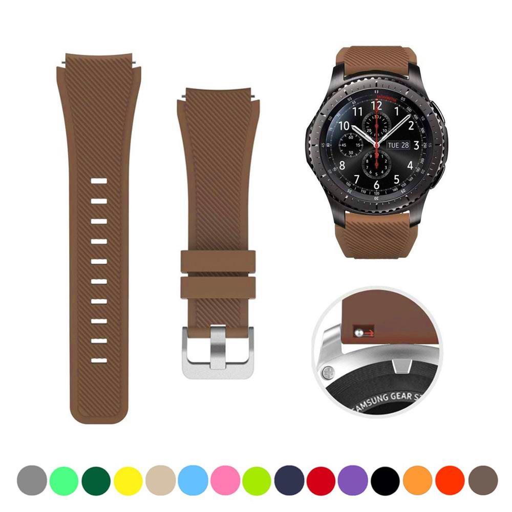 20mm 22mm Strap For Samsung Galaxy Watch4 44mm/40mm 5 Pro Active 2 Gear S3 Silicone Correa Bracelet Huawei Watch Gt2/3/2e Band
