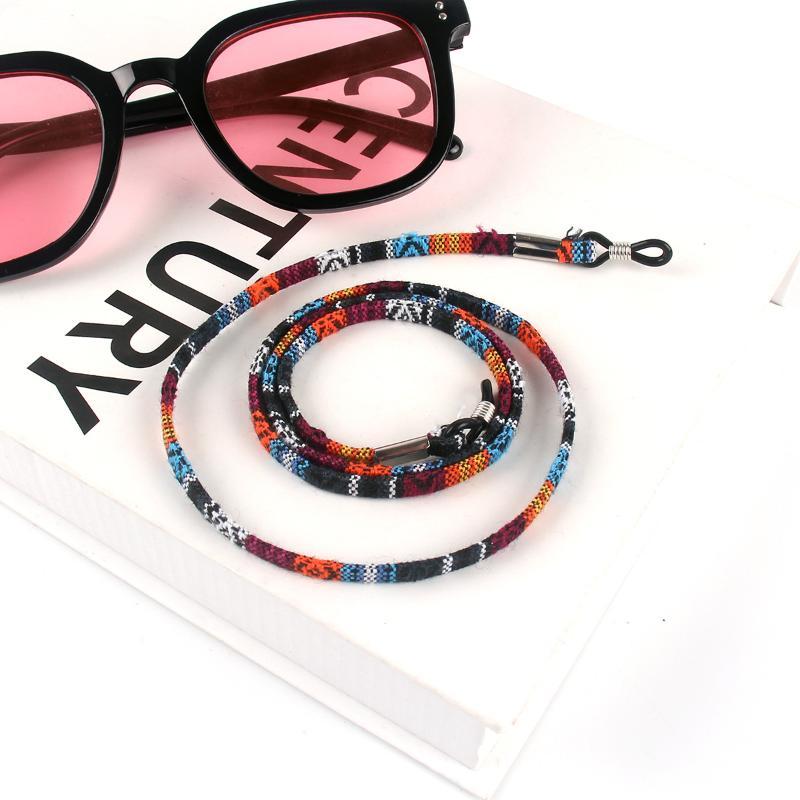 Boho Glasses Sunglasses Cotton Neck Strap High End Ethnic Rope Glasses Fixing Hanging Neck Chain Women Men Eyeglasses Straps