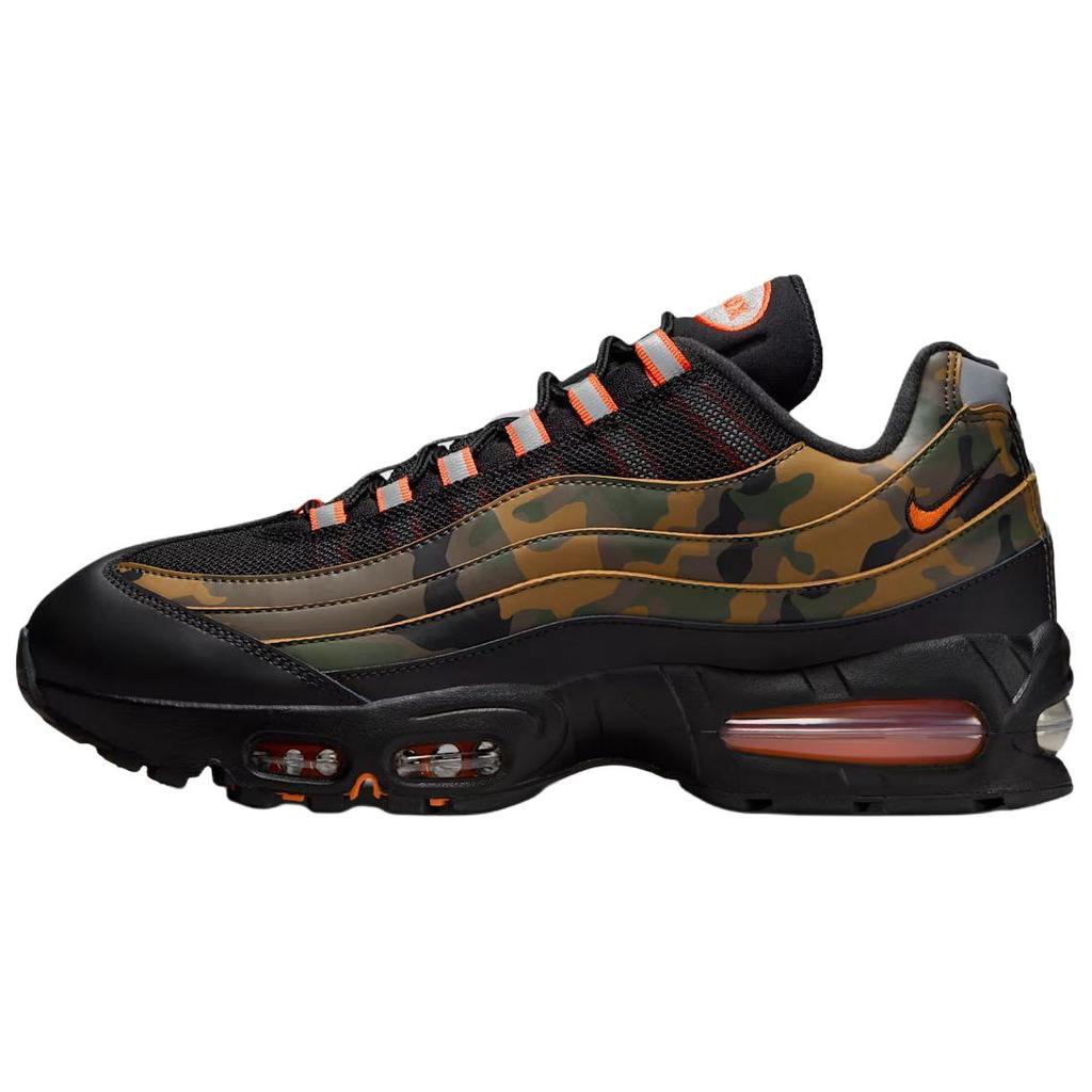 Nike Air Max 95 Breathable Running Shoes Unisex Black Umber Sneakers Casual Shoes HQ1973-001