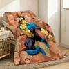 Cartoon I-Invincible-S Blanket 3D Flannel Blanket Soft Throw Art For Home Decor Bedroom Sofa Naps Picnic Birthday Present Gifts