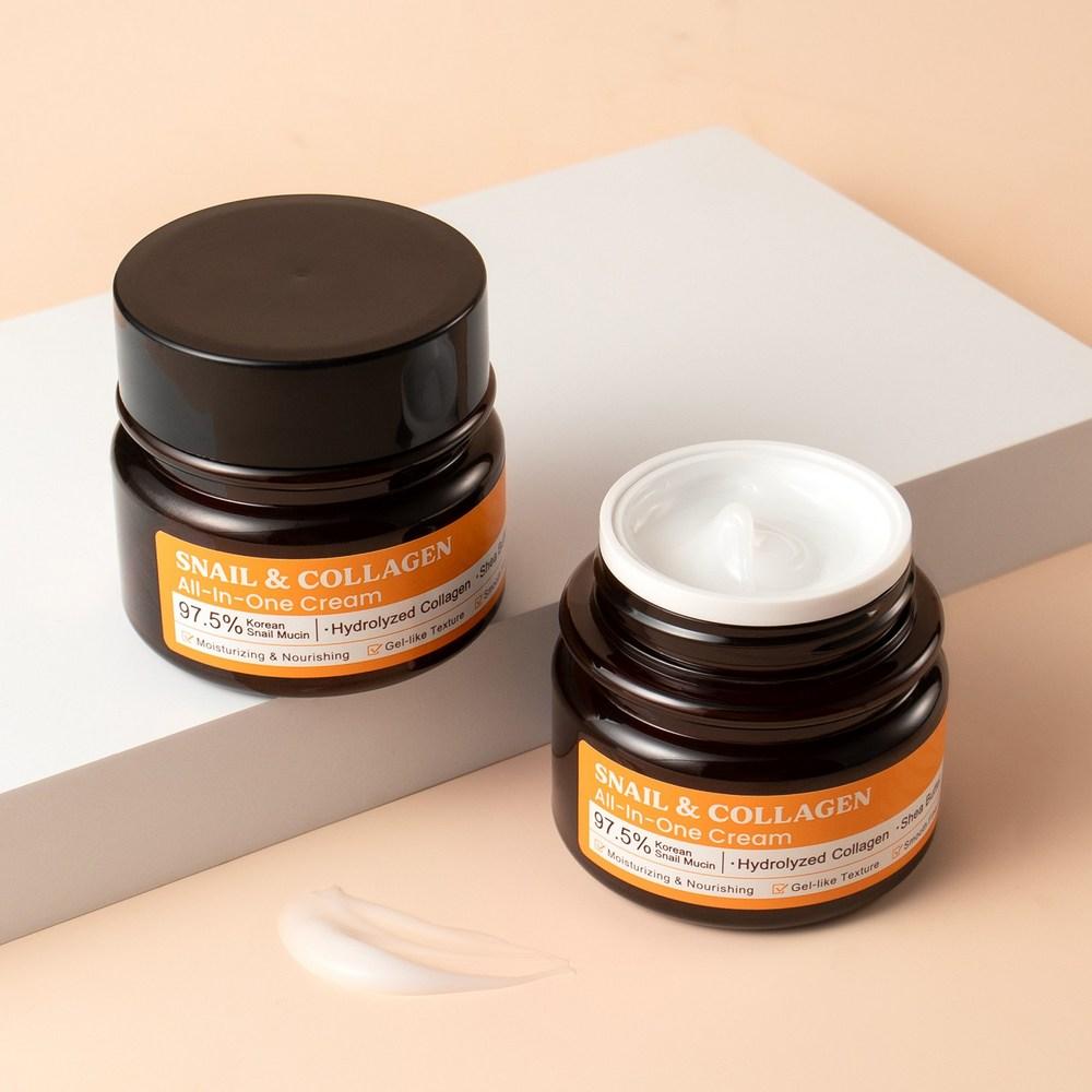 Snail Cream Collagen Wrinkle Improvement Cream 50g, 1 piece