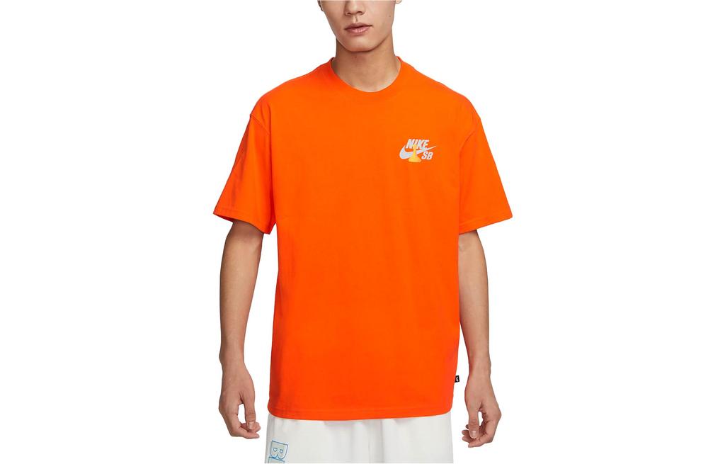 Nike T Shirt Men's Safety Orange FJ1136-803