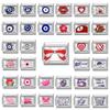 New Design Red Bow Lips Heart Star Flower Shell Cherry Italian Charm Links Fit 9MM Stainless Steel Bracelet Jewelry DIY Making