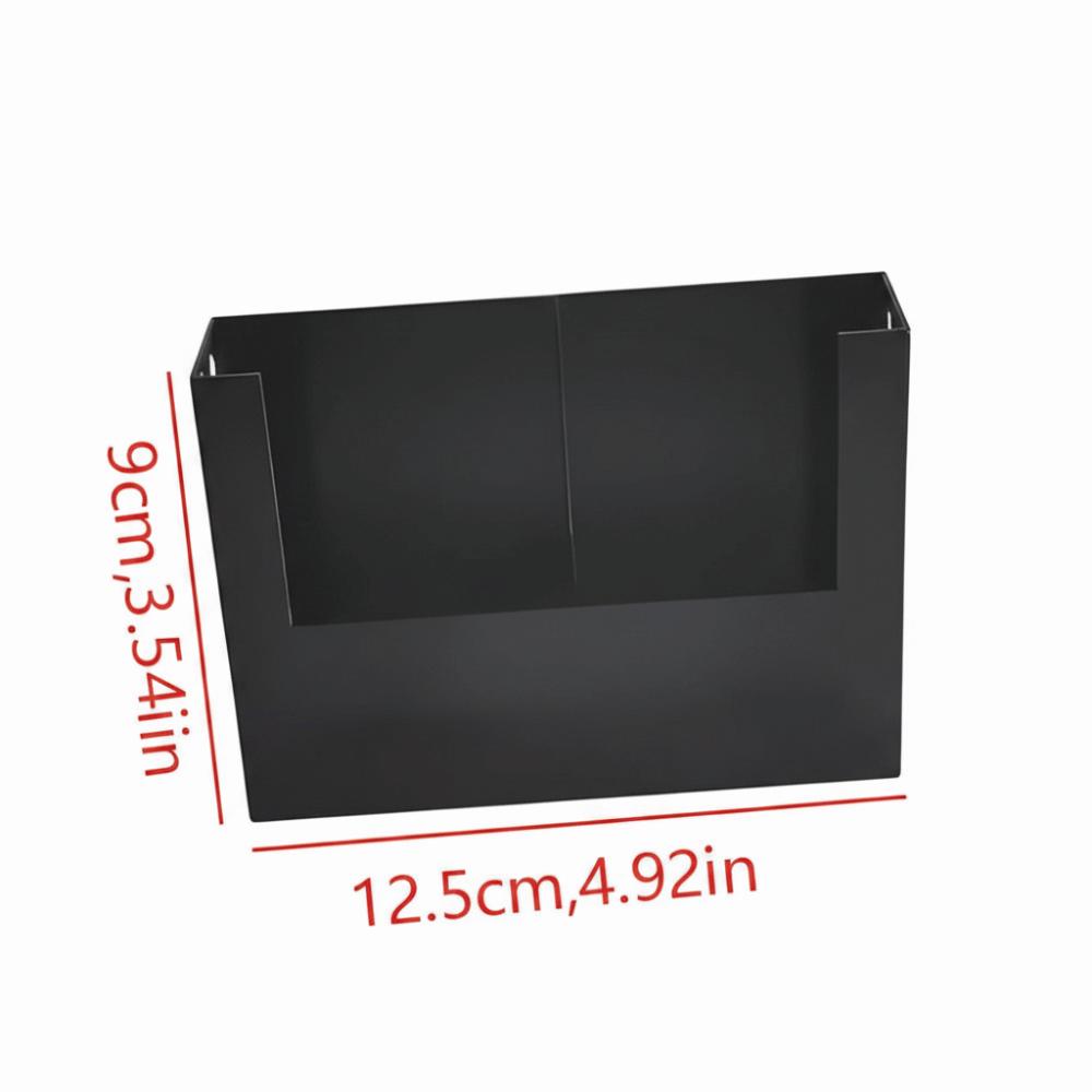 Black Color Remote Control Organizer Honeycomb Design Honeycomb Storage Box  Living Room
