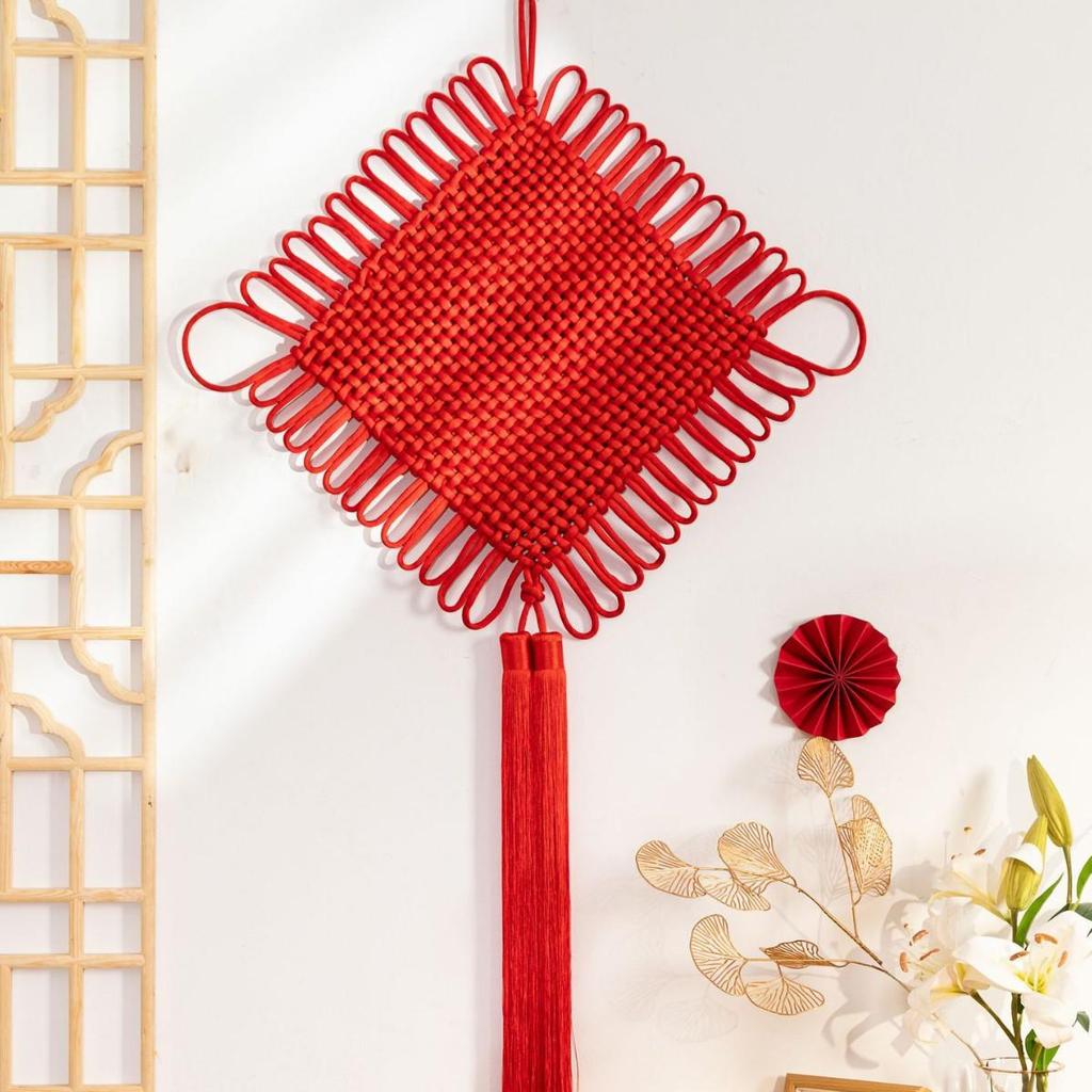 Chinese Knot Wall Decor for Living Room - Perfect for Spring Festival, New Year, Weddings, and Housewarming Gifts