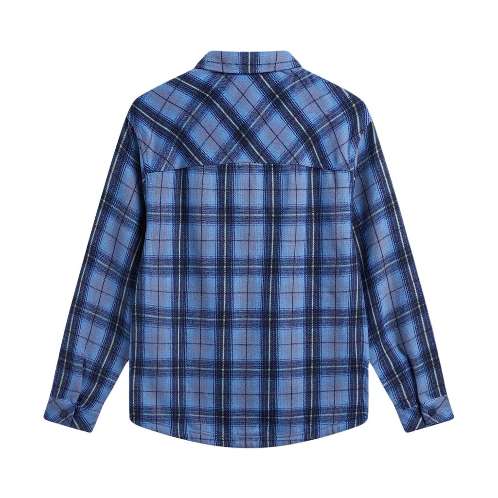 Li Ning Badfive Checkered Minimalist Soft Versatile Long Sleeve Shirt Men shirts AFDW243-1