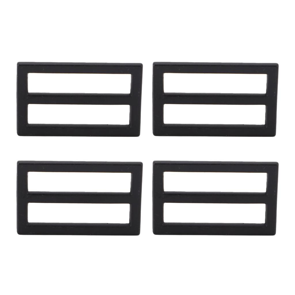 10Pcs Triple Glide Slide Buckle Backpack Strap Belt Sliders Adjusters Webbing Buckles Bag Hardware Accessories Zinc
