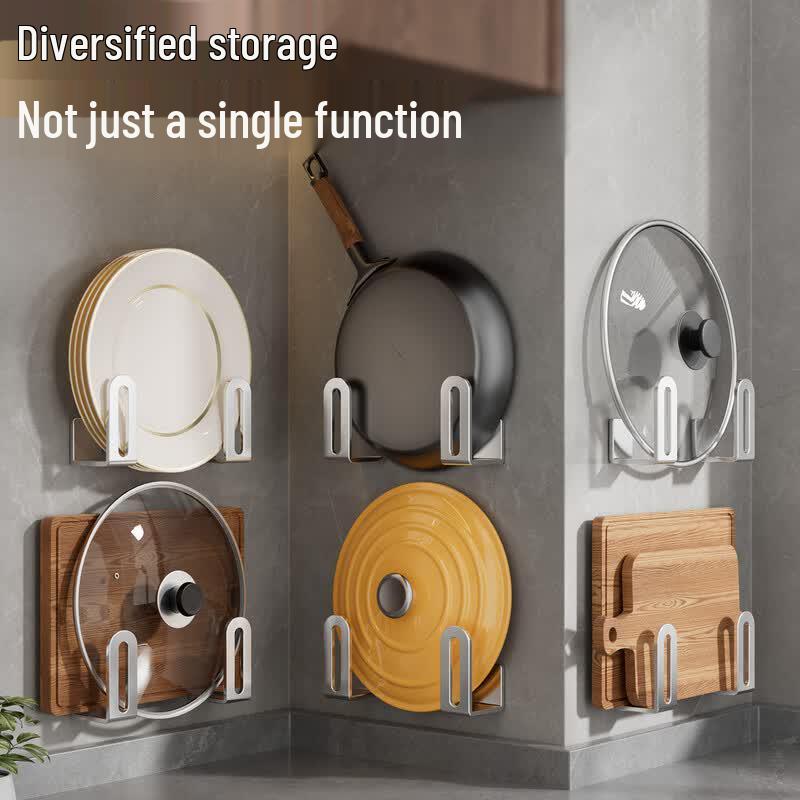 Brangdy Stainless Steel Pot Lid & Chopping Board Rack