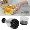 Stainless Steel Garlic Presser Manual Pressed Vegetable Slicer Fruit Dicer  Household Supplies