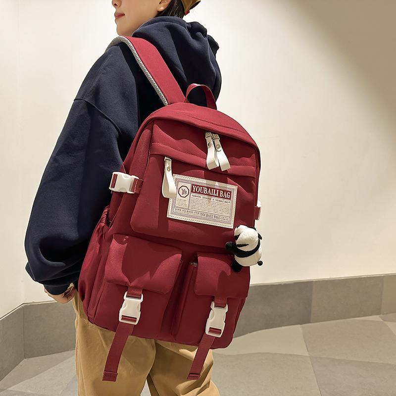 Studenten-Schulranzen Damen Rucksack mit großem Fassungsvermögen Herren Wasserdichter Rucksack