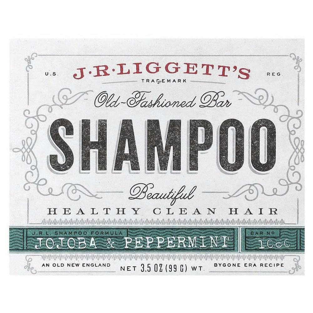 Fashioned JR Ligetz Old Shampoo Bar Jojoba and Peppermint 99g 3.5oz LGJ-11104 99g 1 Pcs