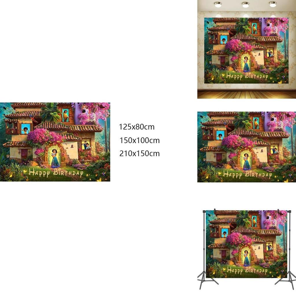 Sfondi Magici per Feste di Film con Banner Sfondo di Encanto Disney Mirabel