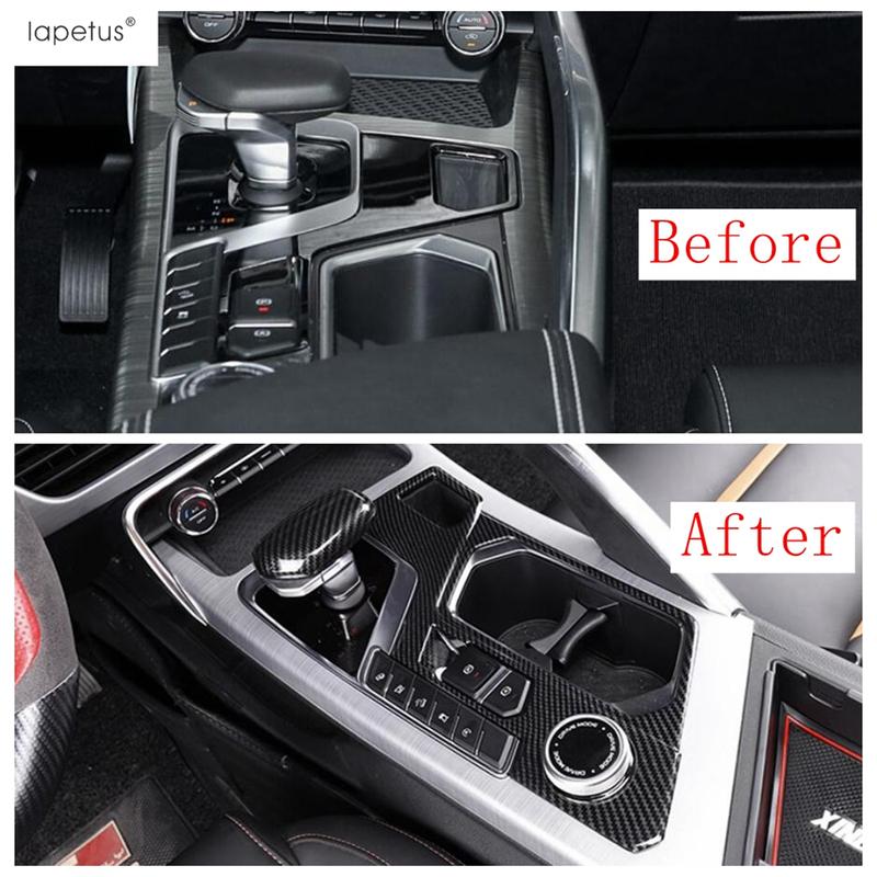 Car Center Control Gear Shift Water Cup Holder Panel Cover Trim Accessories For Geely New Tugella / Xingyue FY11