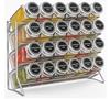 Kitchen Spice Rack 4 Tier Spice Organizer Carbon Steel Wall Shelf without Spice Jars for Cabinet Kitchen Pantry Organizer Shelf