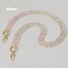 New Woman Bag Accessory Parts Neon Chain Candy Crossbody Resin Luxury Strap Women Hanging Chains Acrylic Shoulder Chain
