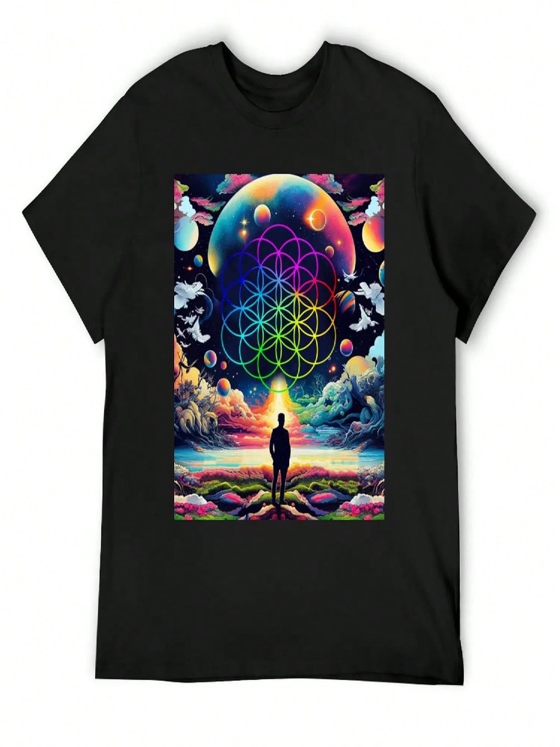Ethereal Skies T-Shirt Man T Shirt Plain Funny Gifts T Shirts For unisex S