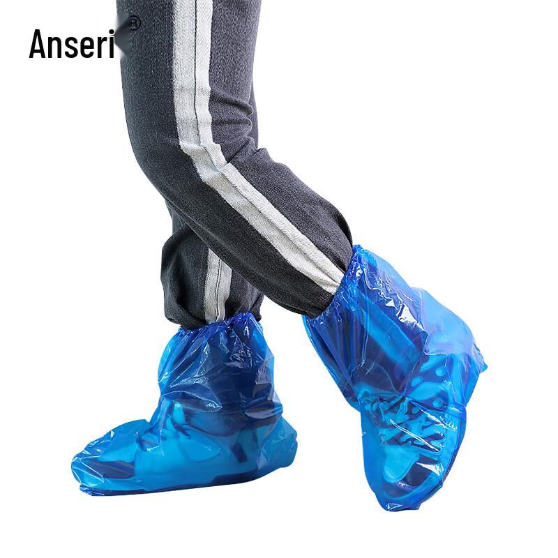 Disposable Outdoor Waterproof PE Shoe Covers