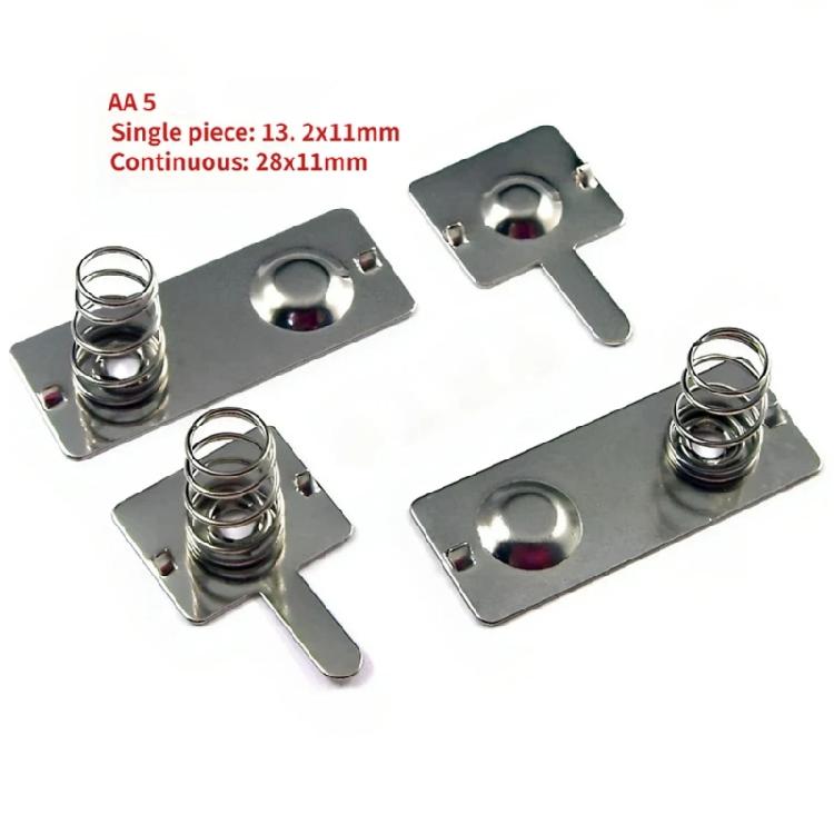 4Pcs Long Battery Spring Contacts For Smooth Electrical Connection