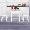 1/12 Dollhouse Kitchen Room Furniture Dining Table/Chair for Doll House Miniature Layout Kids for Play House Toy Micro L