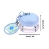 1Pcs Lip Balm Containers Lipstick Makeup Container 5g Mini Empty Plastic Lip Mask Jars With Keychain Pendant Lip Balm Cans Cream