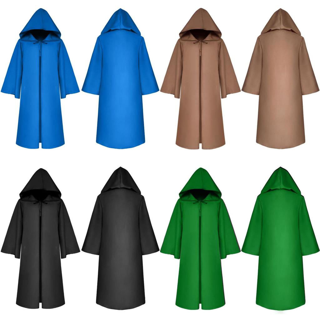 Hochwertiger Star Wars Jedi Krieger Kapuzenumhang Cape Robe für Cosplay-Veranstaltungen