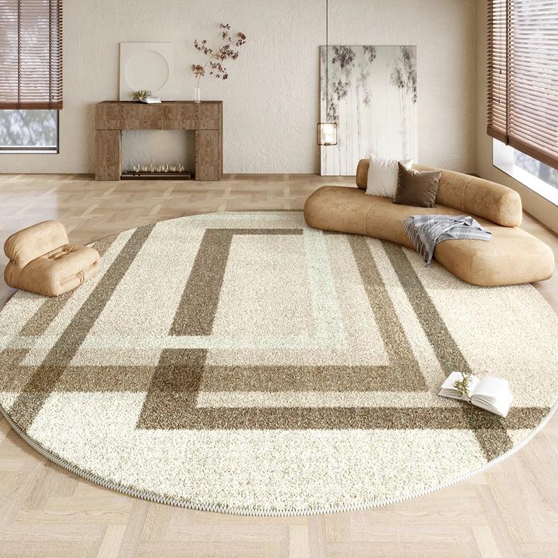 Carpet for Living Room Rug Decoration Round Carpets Large Area Plush Floor Mat Soft Fluffy Bedside Mat Thicken Rugs for Bedroom