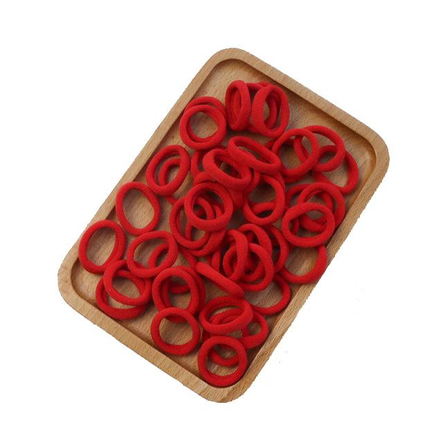 

50 шт., базовые ленты для волос для женщин и девочек, 4 см, простые однотонные эластичные повязки на голову, веревки для волос, завязки, аксессуары для волос, держатель для хвоста