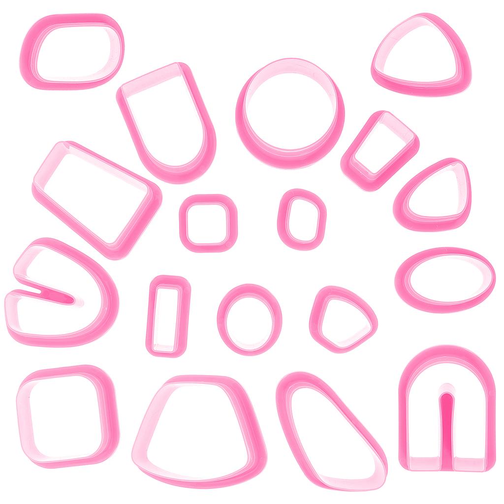 18Pcs Polymer Clay Cutters Soft Clay Tools DIY Earring Making Kit Jewelry Craft Supplies Jewelry Making Kit DIY Supply