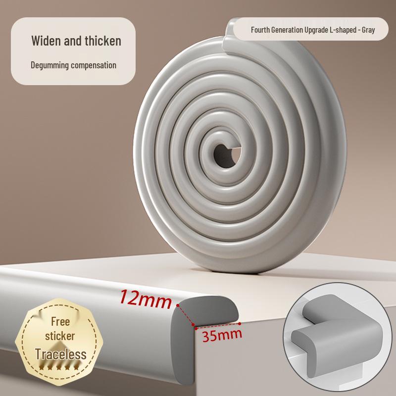 Children's Non-Toxic Soft Corner Guard - Eco-Friendly Anti-Collision Edge Protector for Tables and Walls