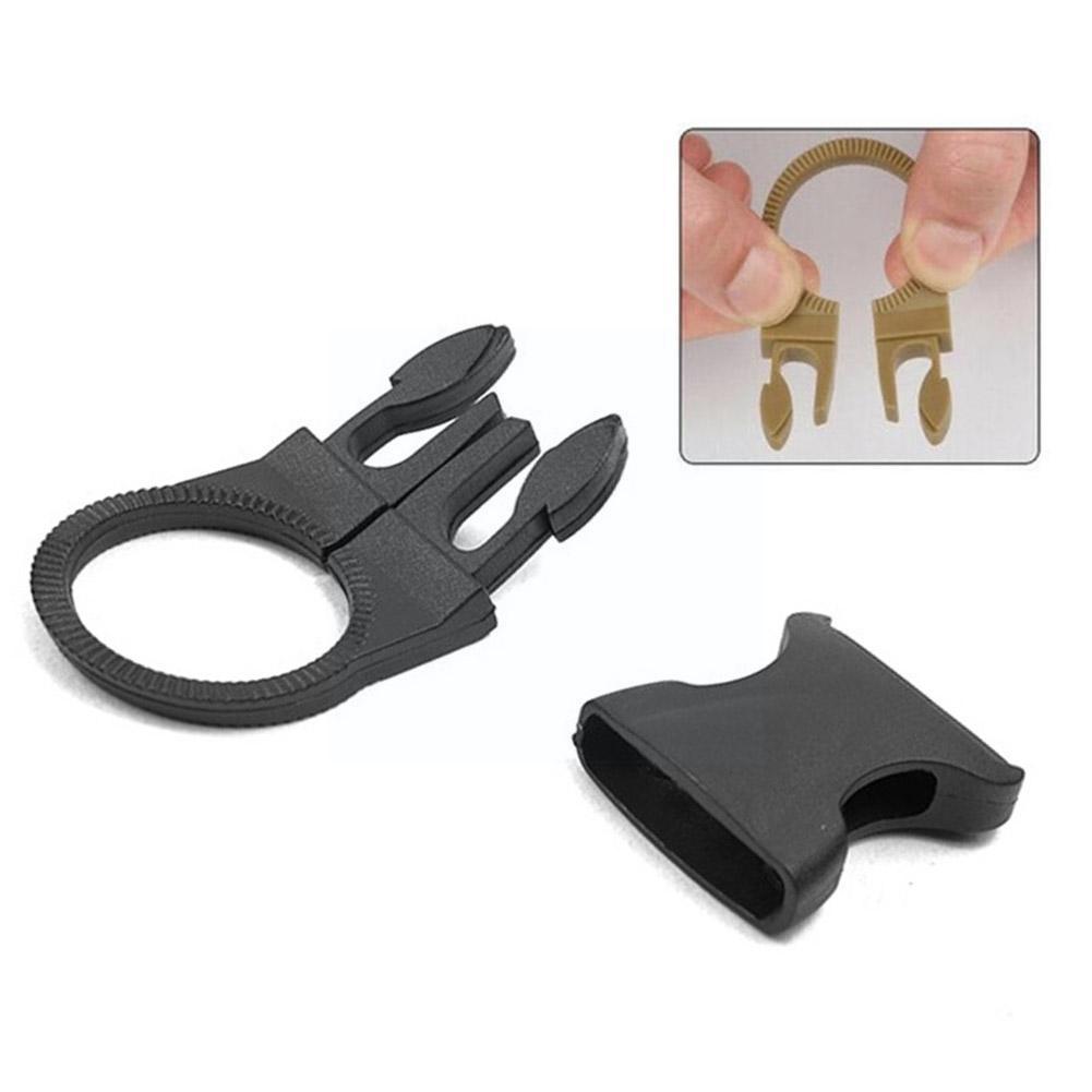Military Molle Attach Webbing Buckle Hook Water Bottle Clip Outdoor Tools Backpack Holder Climbing Hanger Clasp Carabiner B V3D3