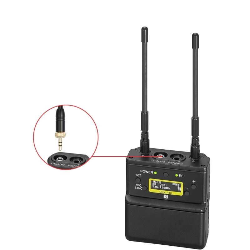 3,5mm auf 6,35mm AUX-Wandlerkabel Stecker auf Buchse Anschlüsse Mikrofonadapter Kabel mit Verriegelung 30cm Länge