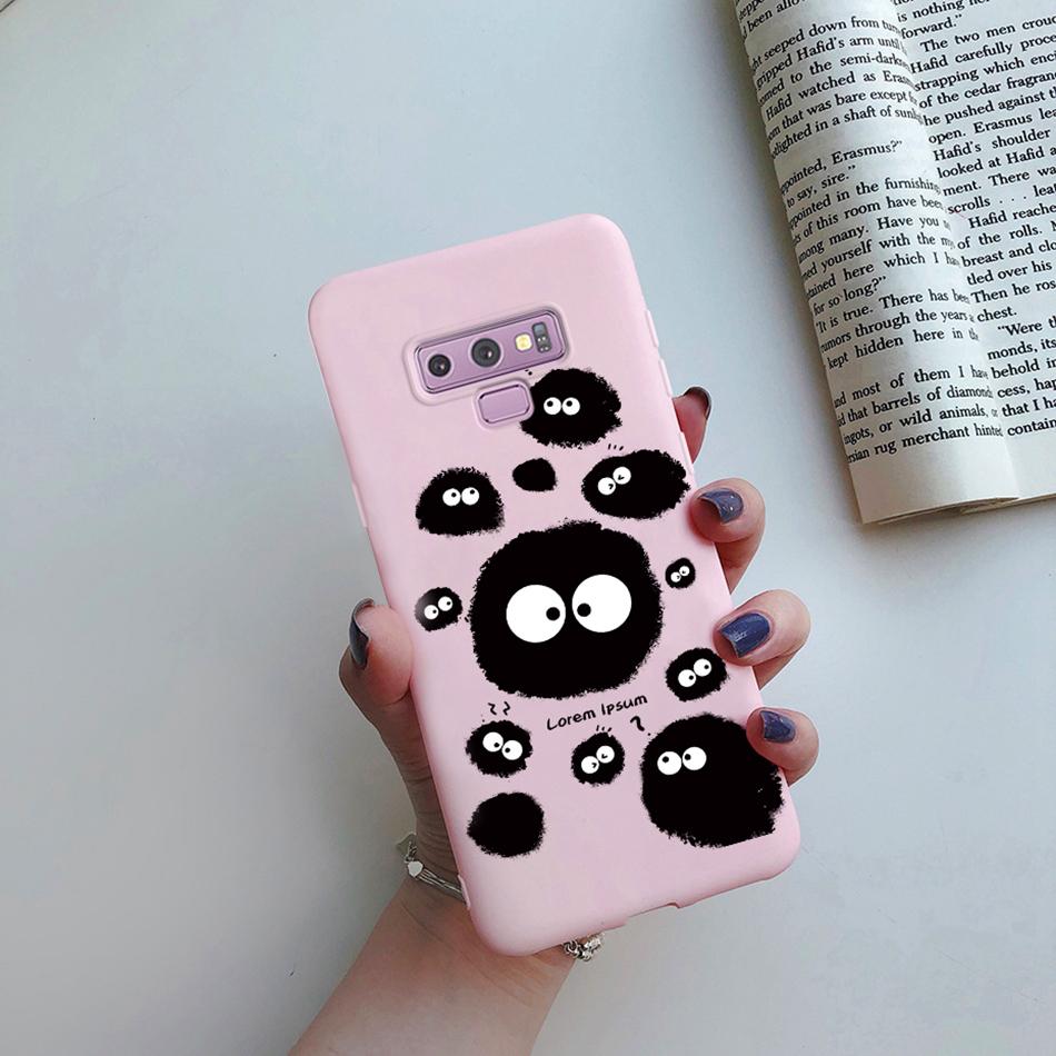 For Samsung Galaxy Note 9 Case Cover Cute Cat Cartoon silicon Back Cover TPU Funda For Samsung Galaxy Note 9 Note9 Phone Case