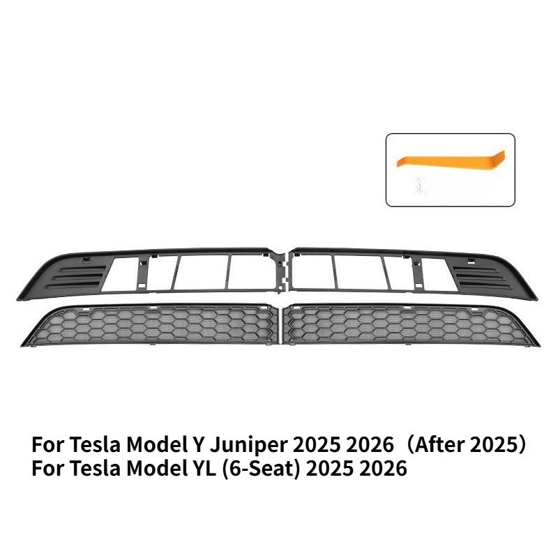 Anti-insect Net For Tesla Model Y/YL Juniper Front Bumper Grill Mesh Air Inlet Vent Cover Grille Guards Protector Accessories