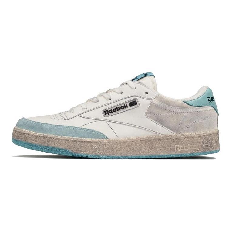 Reebok נעלי סניקרס יוניסקס קלאב C לבן תכלת מצוקמקות RMIA011C99LEA005-0140