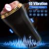3D Realistic Textured Vaginal Masturbator Vacuum Sucking Penis Pump Penis Trainer  Automatic Male Blowjob Adult Sex Toys for Men