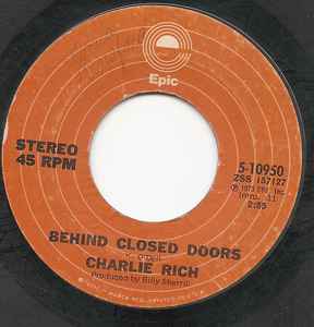 

7inch Record CHARLIE RICH - Behind Closed Doors 510950 Epic 1973 US Pop Used