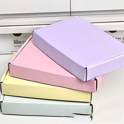 5ks přepravních krabic Kartonové vlnité poštovní krabice pro balení Řemeslné dárky Darování produktů pro malé firmy Svatební párty