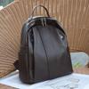 Leather Backpack Women Fashion Women Backpack Head Layer Cowhide Soft Leather Backpack