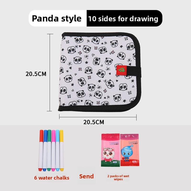 Children's Drawing Board Erasable Painting Book Coloring Water Chalk Cartoon Household Multi-functional Graffiti Drawing Board