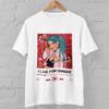 I Live For Danger T-Shirt Anime Girl Graphic Tee Japanese Streetwear Unisex Top