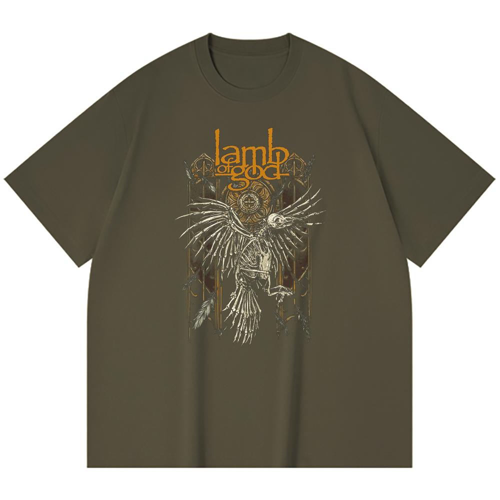 230 g/m² 100% Baumwolle Heavy Metal T-Shirt Rockband Beliebte Musik Druck Unisex Schweres Baumwoll-T-Shirt