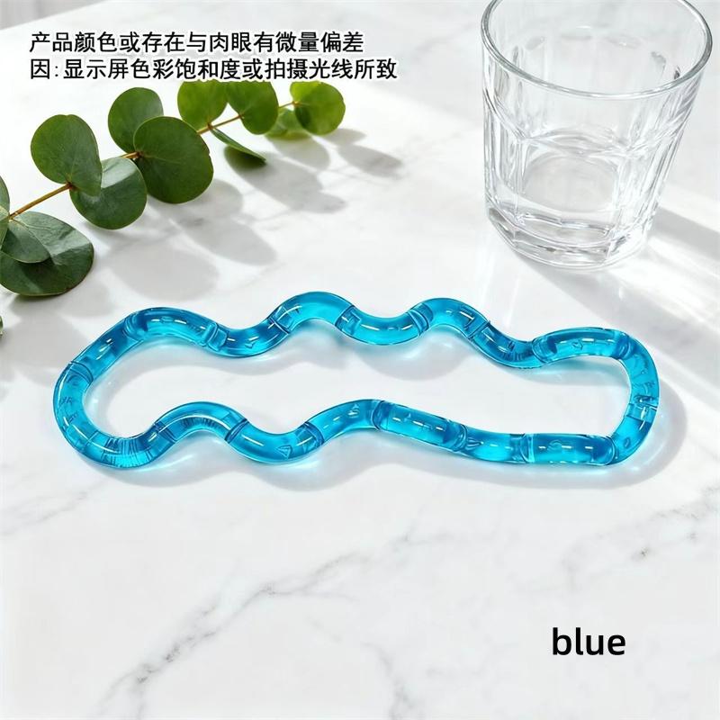 Deformable Rope Fidget Toy Deformation Rope Knot Pressure Stress Relief Toys Rrainbow Color Anti Stress Deformable Rope Best Toy