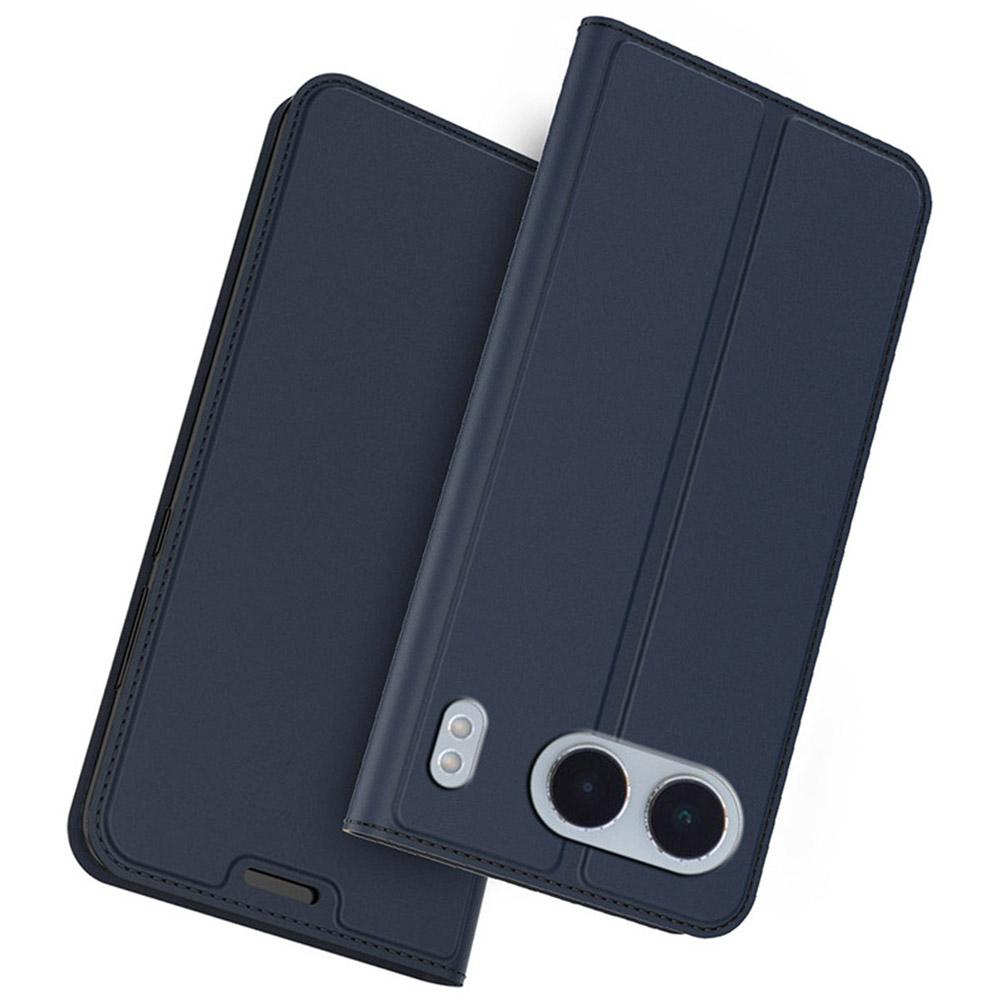 

For OnePlus Nord 4 Case PU Leather Phone Cover with Card Holder Stand Magnetic Closure Blue