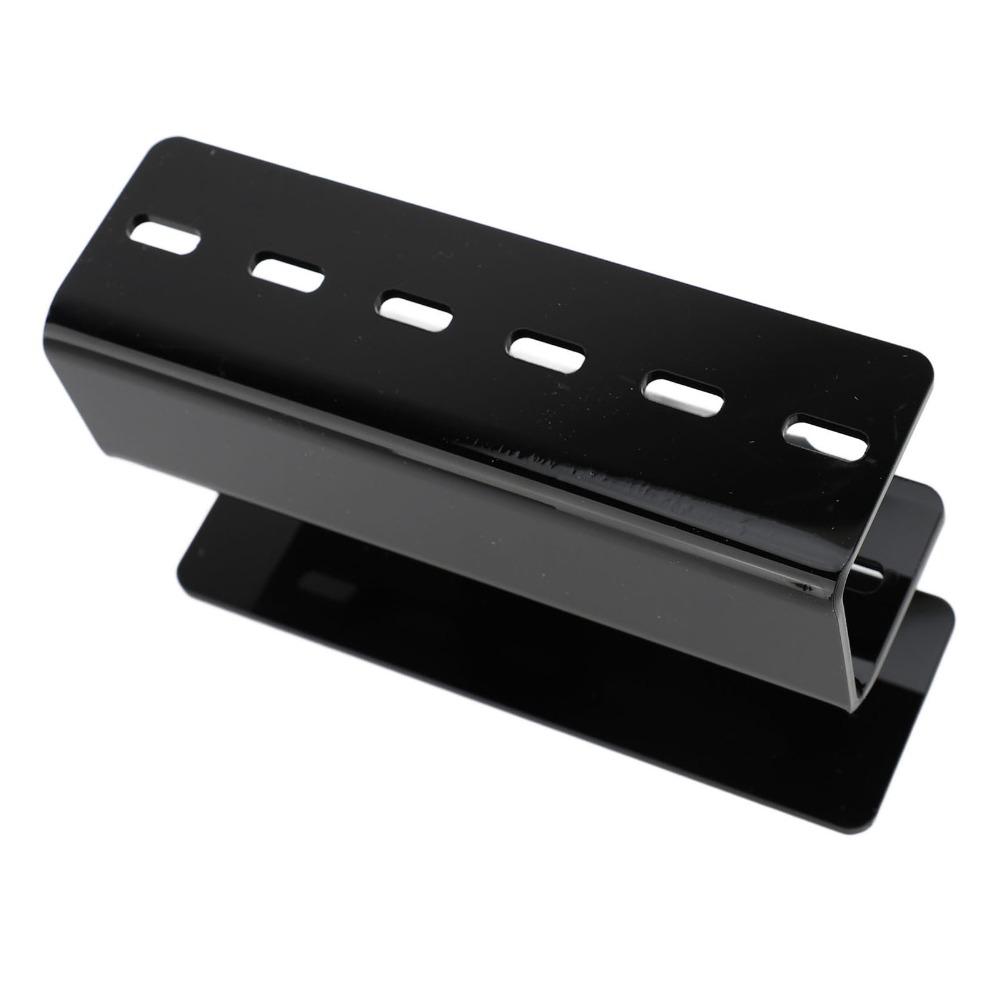 White Black Acrylic Tweezers Holder 13*7.8cm Tweezers Storage Holder Beauty Makeup Use