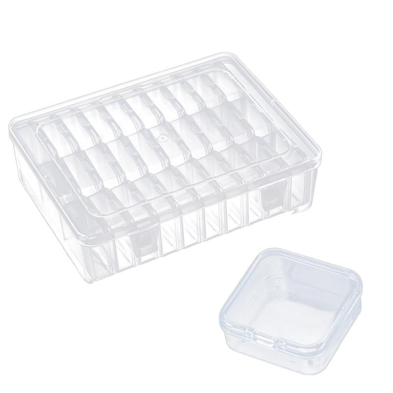 Diamond Art Opberging, Kralen Organizer Doos En Opberg Plastic Koffer Met Scharnierend Deksel